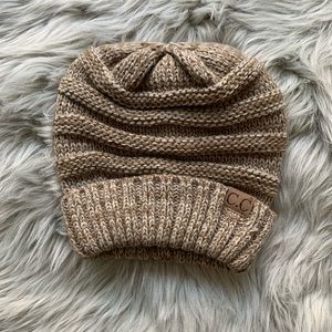 Oatmeal C.C. beanie